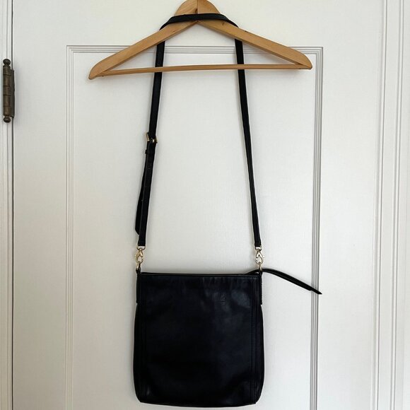 Vintage Fossil Black Leather Crossbody Bag - Picture 10 of 10